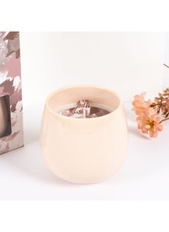 Buy Seaside Japanese Cherry Blossom Candle, Pink - 242 Gm in UAE