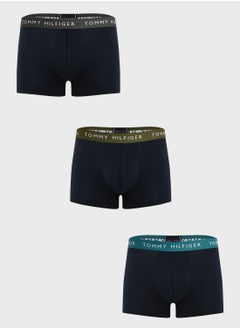 Buy 3 Pack Logo Band Trunks in UAE