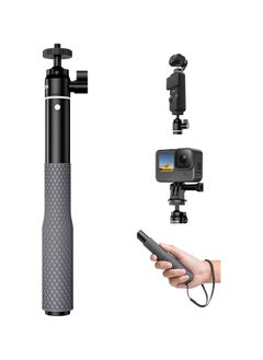 Buy 360 GoPro Selfie Stick, 25.75 Inch Waterproof Extension Pole Monopod with Go Pro 12 11 10 Insta360 X3 Ace Pro DJI Action 4 Osmo Pocket 3 Underwater Diving Accessories in Saudi Arabia