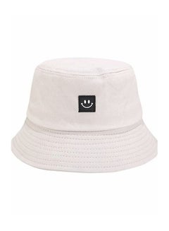 Buy Hat Summer Travel Bucket Beach Sun Fishing Hat Smile Face Visor Unisex Fashion Fisherman Cap in Saudi Arabia