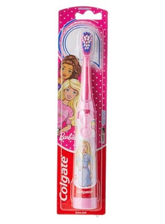Buy Colgate kids Barbie Battery ToothBrush With Tongue Cleaner in UAE
