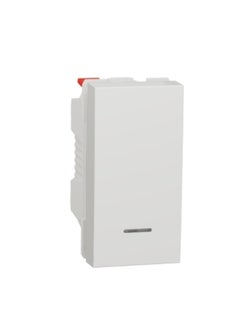 Buy Schneider Electric New Unica Pushbutton Mechanism + No Pushbutton - 10A, 1 Module, Screwless Terminals, Ip4X, White in Egypt