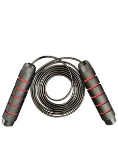 Buy Adjustable Fitness Exercise Jumping Rope With Foam Anti-Skid Handles Skipping Rope Men Women Kids in Saudi Arabia