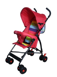 Buy Lightweight Foldable Baby Stroller Red in Saudi Arabia