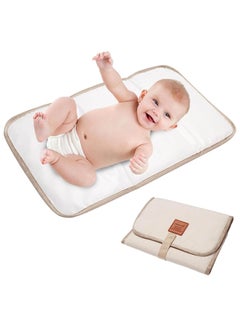 Buy Waterproof baby changing mat, portable and suitable for travel and foldable for home and outdoors in Egypt