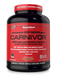 Buy Carnivor Beef Protein Isolate - Vanilla Caramel - (4.2 lb) in Saudi Arabia