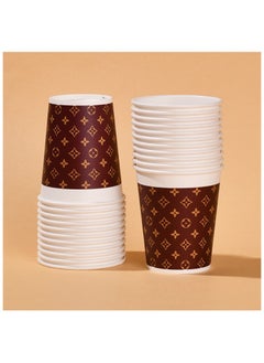 اشتري Thickened disposable paper cup 250ml, 50 pieces في السعودية