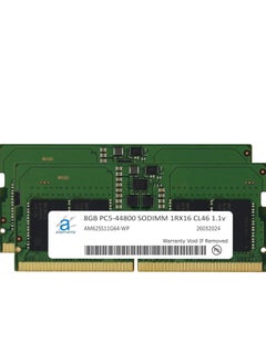 اشتري ذاكرة RAM مطورة 16GB (2×8GB) DDR5 5600MHz PC5-44800 SODIMM 1Rx8 CL46 1.1 فولت للابتوب والنوت بوك في مصر