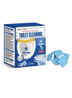Buy Ultra-Clean Toilet Effervescent Tablets, Automatic Toilet Cleaner, Toilet Disinfection Tablets, Cleaning Decontamination, Urine Stain Remover, Toilet Cleaning Spirit（1 Box of 16 Pieces） in UAE