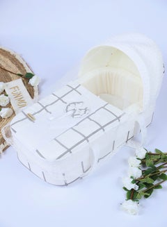 Buy Portable Baby Bed with Thick Padded Seat with High Quality Materials in Saudi Arabia