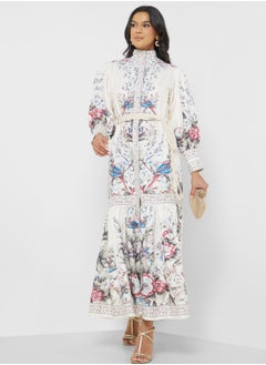 Buy Abtract Print Dress in UAE