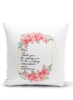 اشتري Throw Pillow Mom Appreciation White Pillow Mom Gift Mothers Gift في الامارات