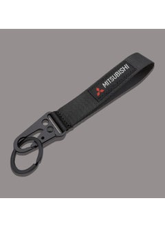 Buy Premium Type Fabric Strap Keychain Car Key Chain, Home Keychain 1pcs Mitsubishi in Saudi Arabia