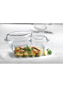 Buy BORCAM 5 Piece Pyrex Set Turkish 159053 Made of high quality and durable materials that withstand extreme temperatures Great for baking, roasting, reheating and serving Provides even heat distribution for perfectly cooked meals every time Resists stains and does not absorb food odors or flavors Perfect addition to any kitchen for everyday cooking and special occasions in Egypt