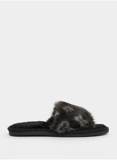 Buy Faux Fur Bedroom Slippers in Saudi Arabia