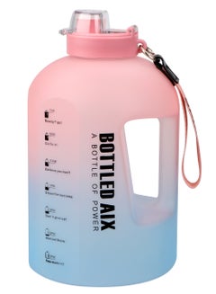 Buy Sports Water Bottle Large 2 Litre BPA-Free Drinking Big Jug for Outdoor Training Bodybuilding Gym Camping and More in UAE