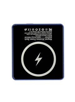 اشتري 5000.0 mAh Fast Magnetic  Portable Power Bank Charger for Apple iPhone 12 Series Blue/Black في الامارات