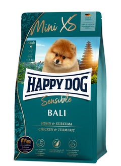 اشتري 0.3 kg Super Premium Mini XS Bali Gluten free with highly digestible chicken meat and turmeric ideal for mini breed dogs, helps reduce pet waste odor and perfect for skin and coat في الامارات