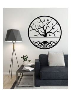 Buy Decorative tree of life wooden wall Art 80X80 cm in Egypt