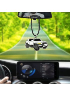 اشتري Compact Toyota FJ Cruiser Truck Pendant Mirror Hanging Pendant Metal في السعودية