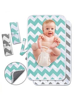 Buy Pack Of 2 Portable Waterproof Baby Diaper Changing Pad in Saudi Arabia