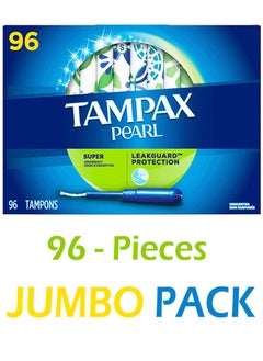 Buy 96-Piece Pearl Super Leakguard Protection Tampons Individually Wrapped in UAE