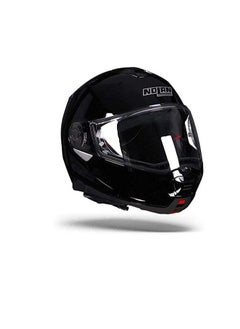 اشتري Nolan N100-5 Classic N-Com 003 Modular Motorcycle Helmet Glossy Black (Small) في الامارات