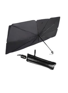 Buy Car Sunshade Umbrella Foldable Umbrella Sunshades for Car Front Windshield UV Rays Sun Heat Reflector Universal for Most Cars in UAE