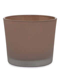 اشتري Jewel Candle Holder Brown - 10X9Cm في الامارات