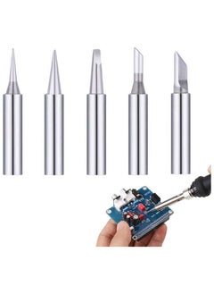 Buy Soldering Iron Tip, Universal Replacement Soldering Iron Tip Lead Free Screwdriver, 900m Tip Tool Kit for Soldering Station, Welding and Cutting (5 Pcs) in Saudi Arabia