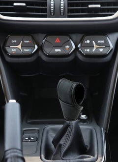 Buy Gear knob Cover High Grade PU Leather For Automatic Car Gear Shift knob Cover Premium Quality in Saudi Arabia