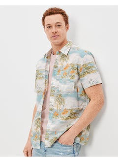 اشتري AE Tropical Button-Up Resort Shirt في مصر