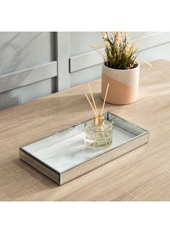 Buy Lamac Glass Tray 35 x 4 x 18 cm in UAE