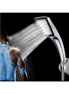 Buy Square Shower Head 300 Holes Water Saving Spout High Pressure Bathroom Accessories Shower Spray in Saudi Arabia