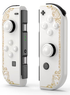 Buy Joy Cons Wireless Controller for Nintendo Switch, L/R Controllers Replacement Compatible with Nintendo Switch/Lite/OLED, Joystick with Wake-up/Screenshot/Dual Vibration (White) in UAE