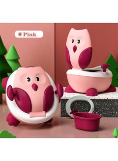 Buy Children's Toilet Seat Potty,Little Boy Baby Girl Baby Toddler,Baby Enlarged Thickened Potty Urinal,Owl Potty,Suitable For Children 0 to 6 Years Old in Saudi Arabia