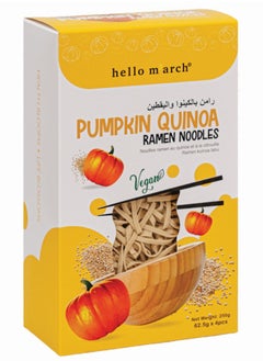 اشتري March Pumpkin Quinoa Ramen Noodles, 250 Gm, Vegan, Healthy Quick Meal في الامارات