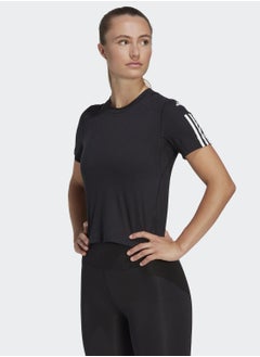 Buy 3 Stripe Training Essential Cropped T-Shirt in Saudi Arabia