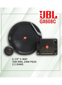 Buy Jbl Gx608C 210 Watt 6-1/2Inches 2-Way Gx Series Complete Component System in UAE