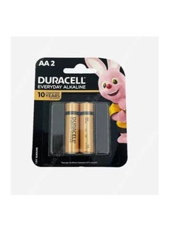 Buy Duracell Everyday Alkaline Batteries AA2 – 1.5v in Egypt