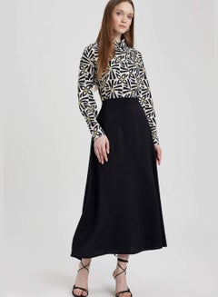 Buy Woman A Line Woven Skirt in UAE