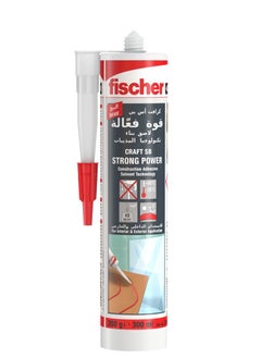 Buy FISCHER Craft SB Strong One-Component Mounting Adhesive - 300 ML,  350G  High Strength, Moisture Resistant , Beige in Saudi Arabia