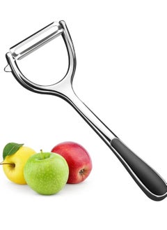 اشتري Potato peeler stainless steel Y-shape with non slip handle and built in potato eye removar في مصر