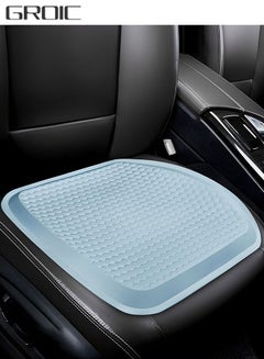 Buy Cooling Gel Seat Cushion for Car, Plus Gel Egg Seat Cushion for Drive Long Sitting, Multi-layer Non-Slip Seat Cushion Drive Pads Pressure Relief Honeycomb Breathable Extra Large Cushion in Saudi Arabia