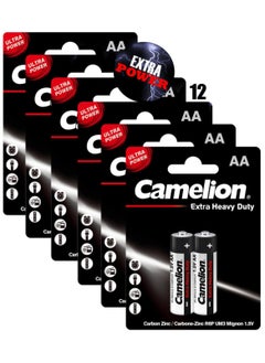 Buy Camelion AA Extra Heavy Duty Battery 12 Packs in Egypt