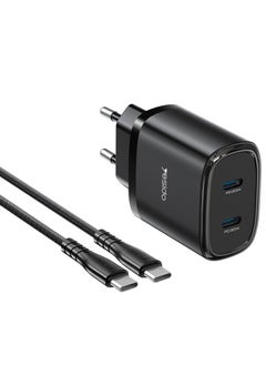 اشتري ChQuick arger YC56 Yesido Fast Charge Black 20W PD Charging CABLE TYPE C في مصر