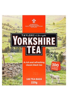 اشتري Yorkshire Classic Tea Bags 100 Pieces 220grams في الامارات