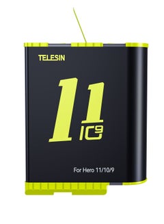 اشتري TELESIN Battery For GoPro HERO11 HERO10 HERO9 في الامارات