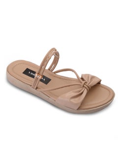 Buy Vionke Leather Flat Slipper in Egypt