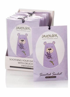 Buy 12 Packs Lavender Closet Deodorizer Air Freshener Long Lasting Scented Drawers Sachets Smell Goods for House in UAE